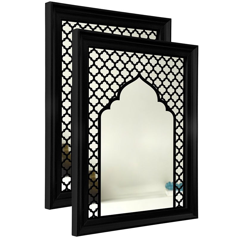 Medina Noir Decorative Wall Mirror - Set Of Two media 4