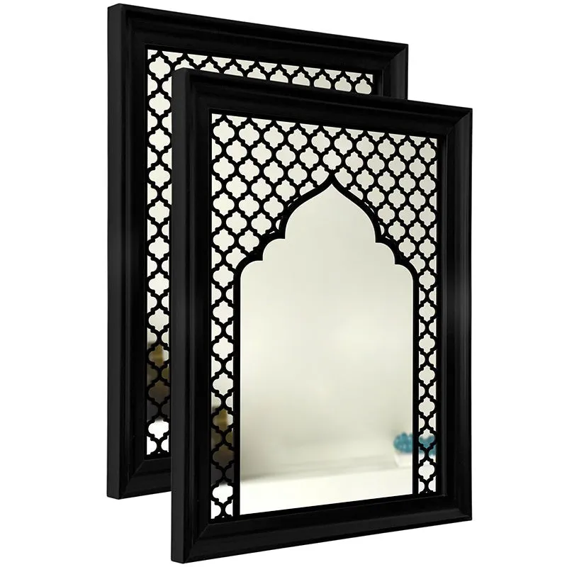 Medina Noir Decorative Wall Mirror - Set Of Two - 4