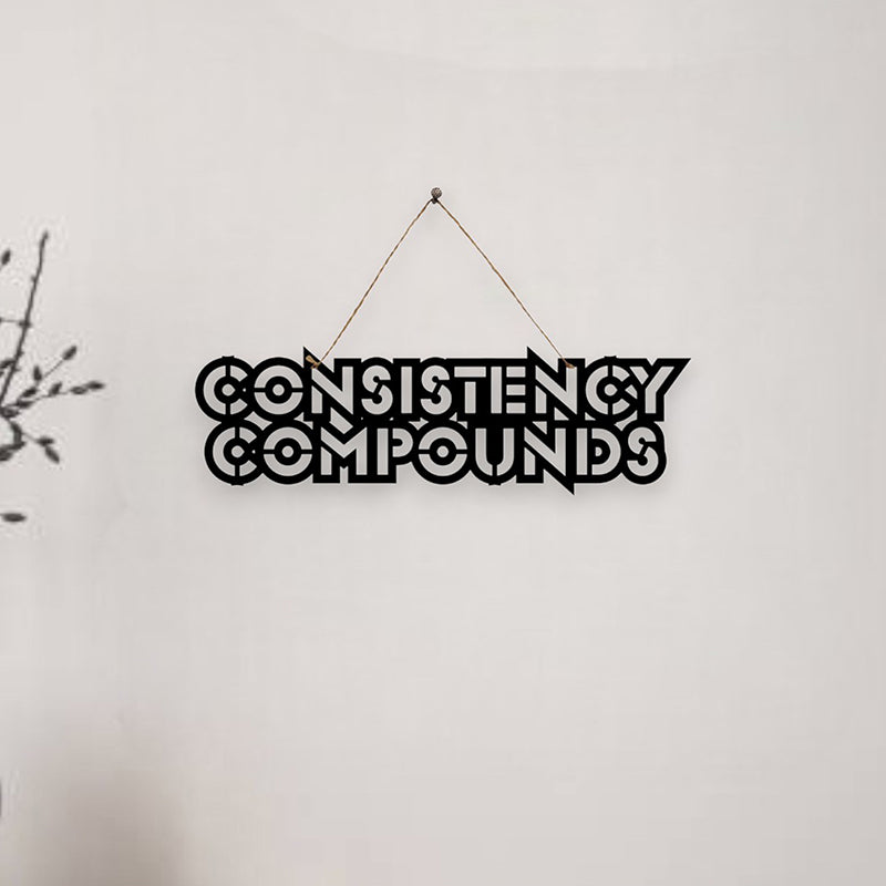 Consistency Compounds Mild Steel Wall Accent