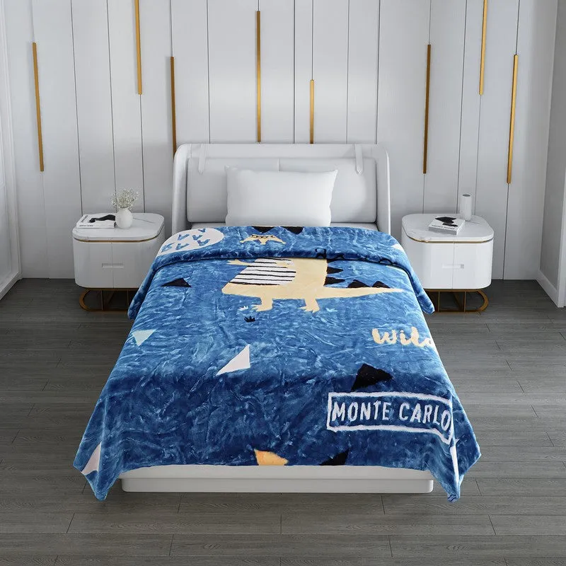 Monte Carlo Ocean Dino Kids Blanket - 600 GSM media 3