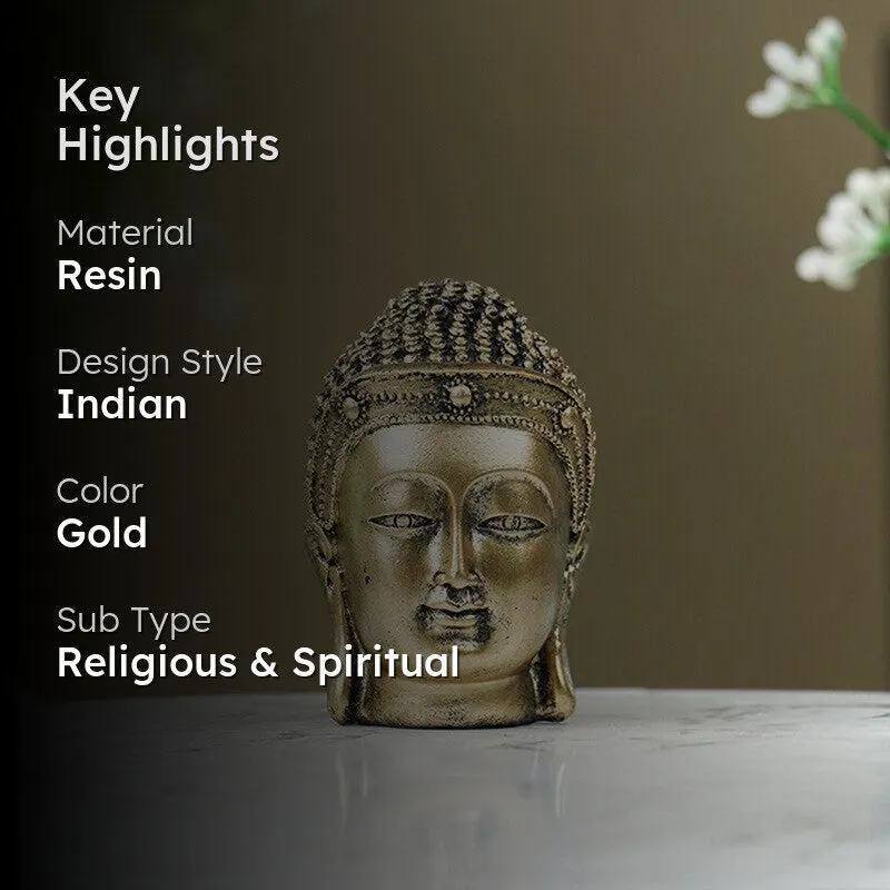 Zen Radiance Buddha Showpieces - Gold media 2