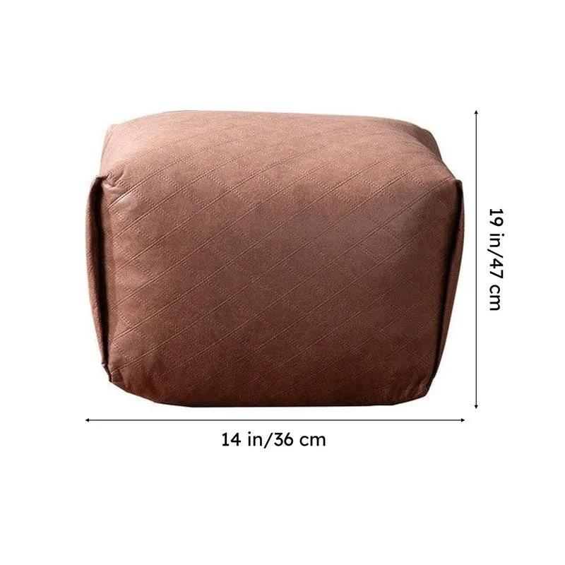 Light Utility Pouffe - Brown media 8