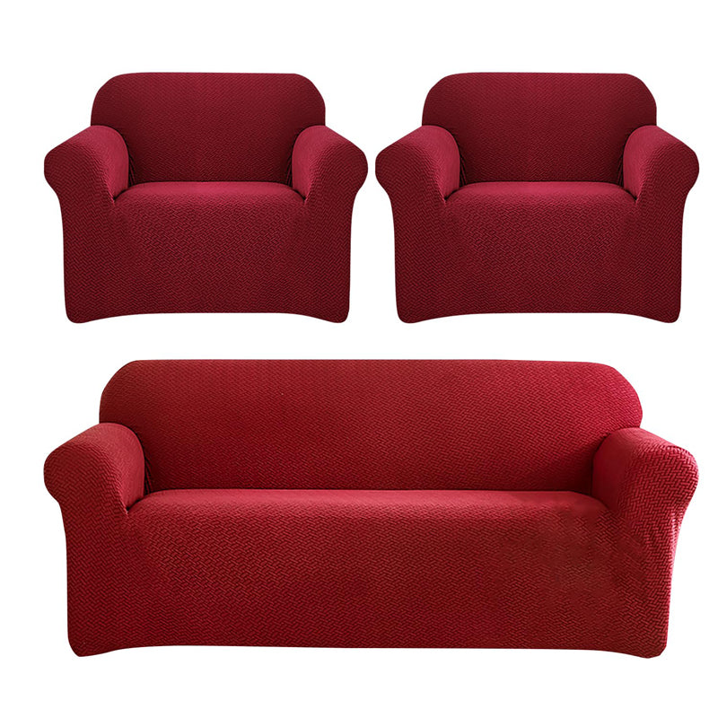 Univa Fleece Sofa Cover - Maroon media 6