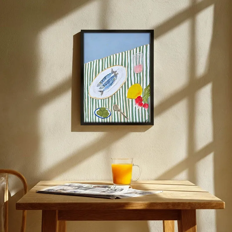 CostalBliss Archival Canvas Wall Art - Black media 1