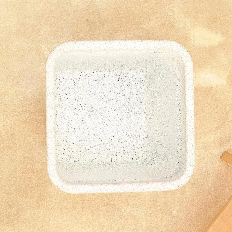 Ugaoo Barca Square Small Planter - White media 6