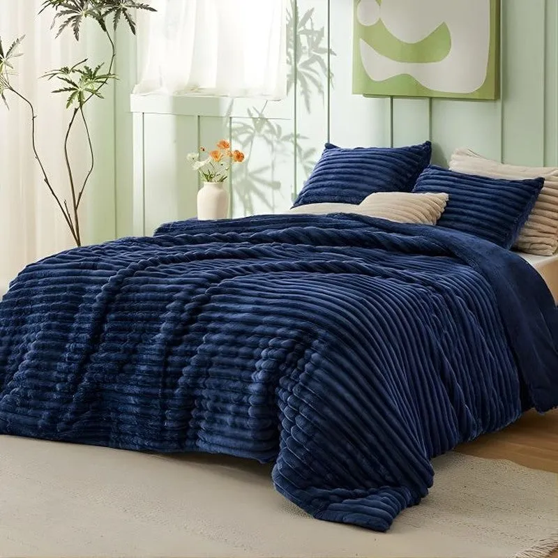 PureDrape Comfort (Blue) Bedding Set - Four Piece Set media 3