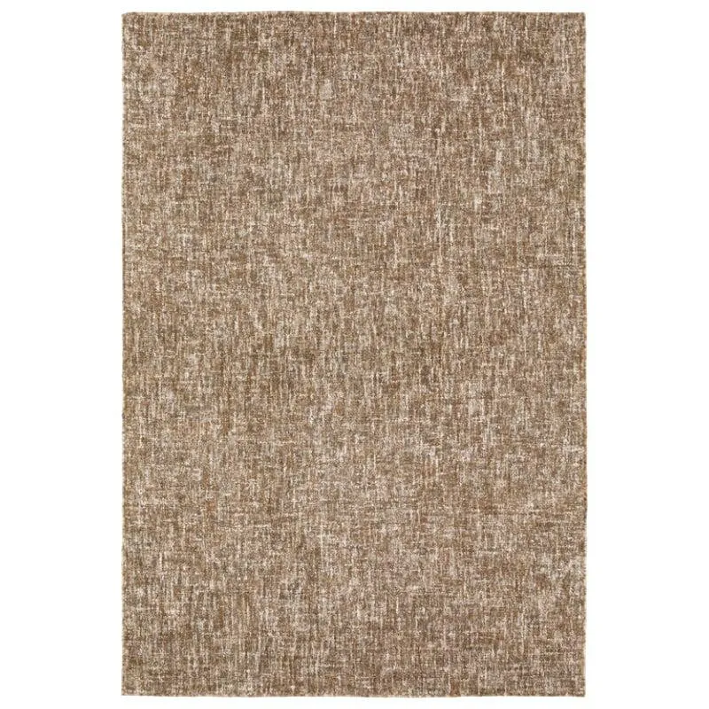 Osman Hand Tufted Wool Rug - Dark Brown media 1