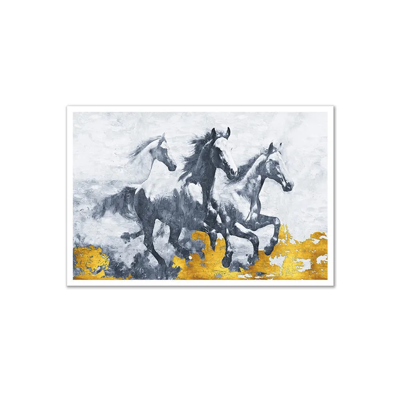 Equine Shades Wall Art with White Frame media 3