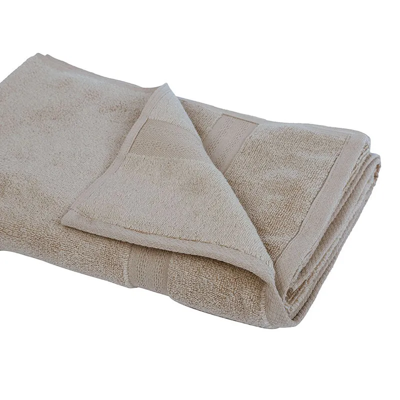Junia Bath Towel (Red & Beige) - Set Of Two media 4