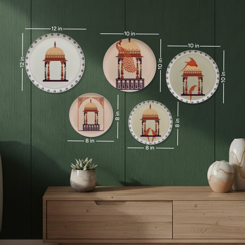 Royal Veranda Metal Wall Plates - Set of Five media 12