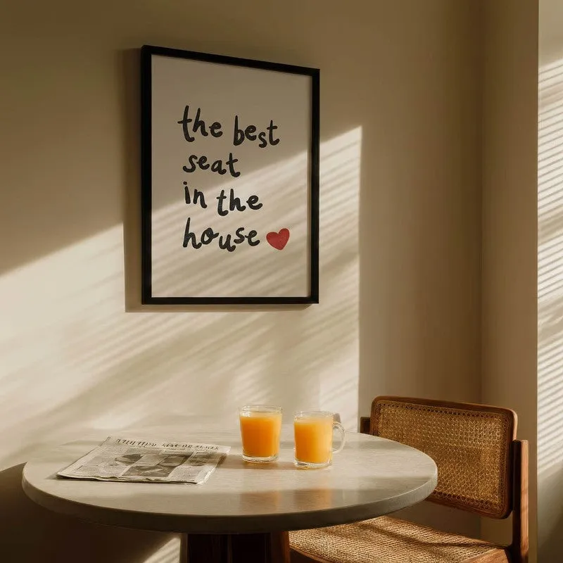 QuotedSitting Archival Canvas Wall Art - Black media 5