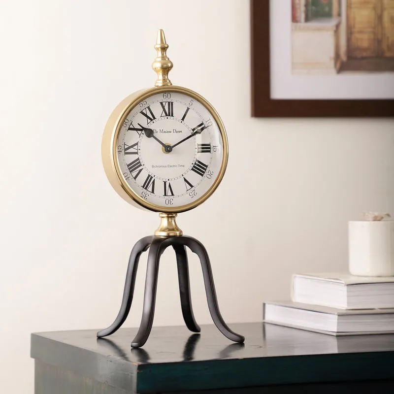 Nora Antique Table Clock - Black media 1
