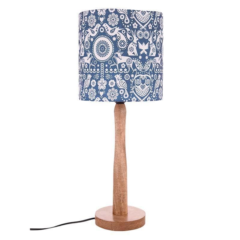 Boho Fauna Fabric Table Lamp - Multicolor media 4