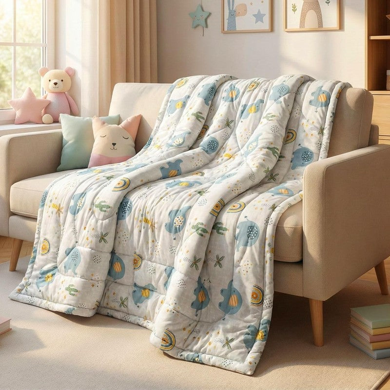 Jungle Joy Microfiber Kids Comforters - 150 GSM media 3