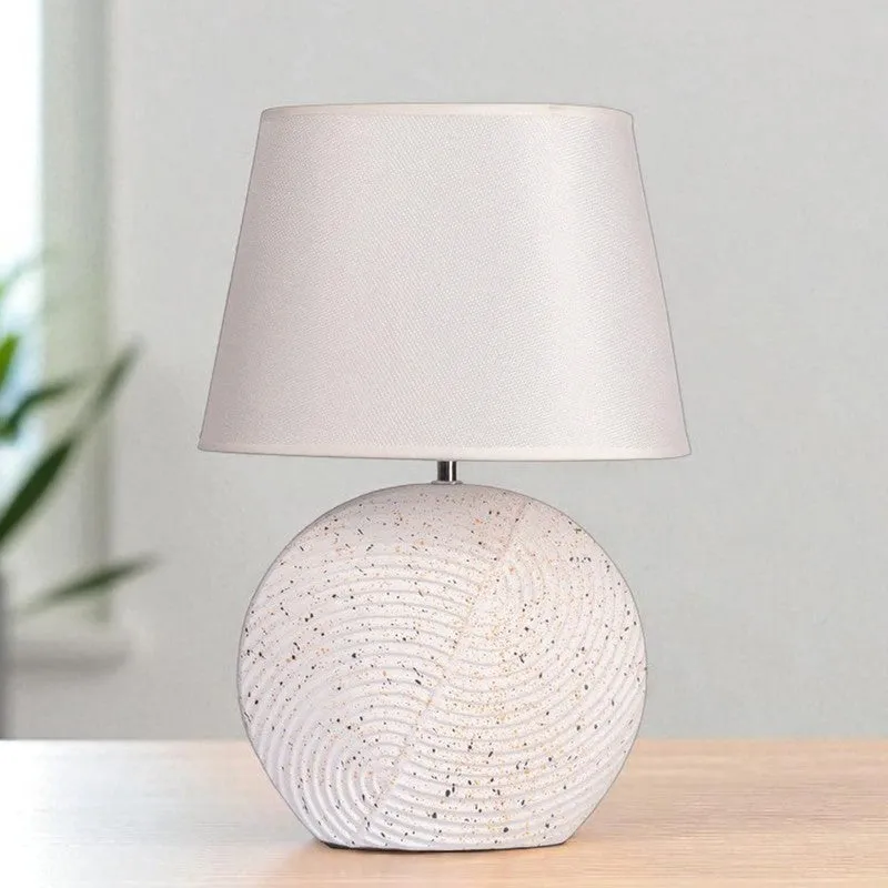AarviDecor Gideon Accent Ceramic Table Lamp - White media 7