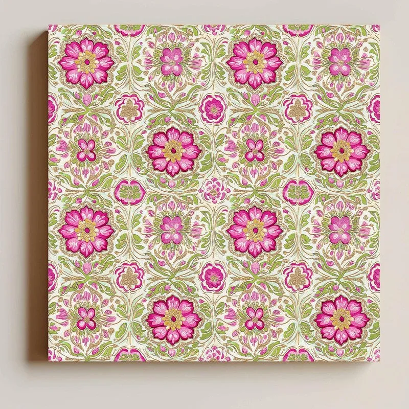 Tribal Flora Canvas Wall Art media 4