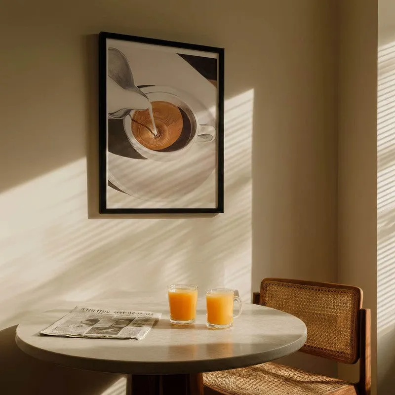 HotPour Archival Canvas Wall Art - Black media 5