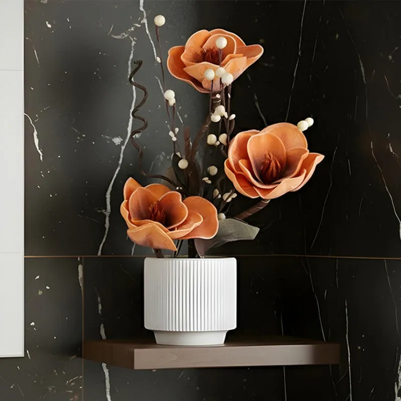 AarviDecor Amber Bloom Foam Artificial Plants media 5