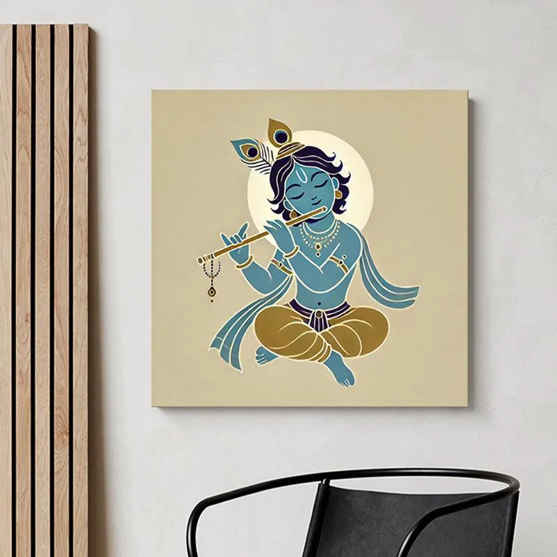 Little Krishna Wall Painting media 1