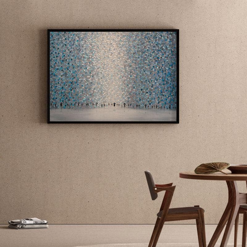 Dreaming Glam Canvas Wall Painting - Black Frame