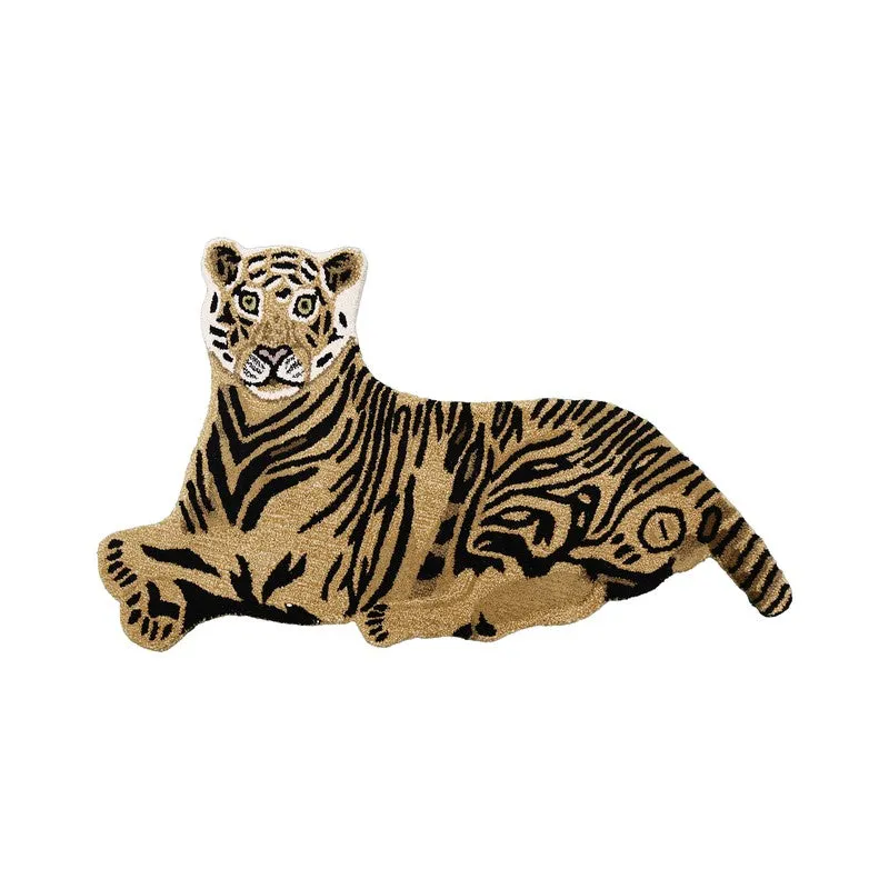 Roaring Tiger Cotton Carpet media 1