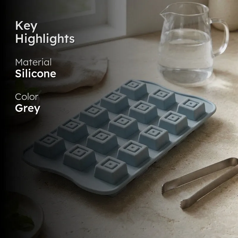 Silicone square chocolate mould - 15 holes media 2