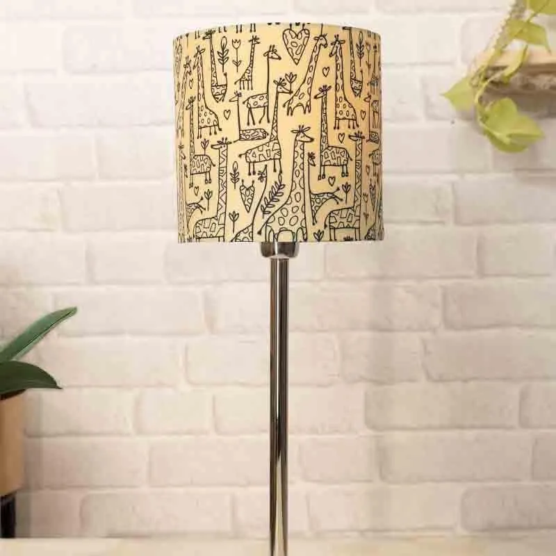 Nordic Taller Tales Fabric Table Lamp - Beige,Black media 4
