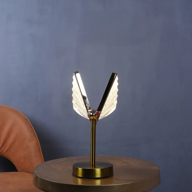 Titly Iron Table Lamp - Gold,Transparent media 4