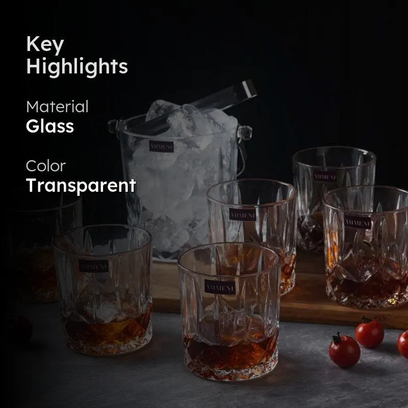 Ballantys Ice Bucket & Old Fashioned Glasses (360 ml) - Set Of Six media 2