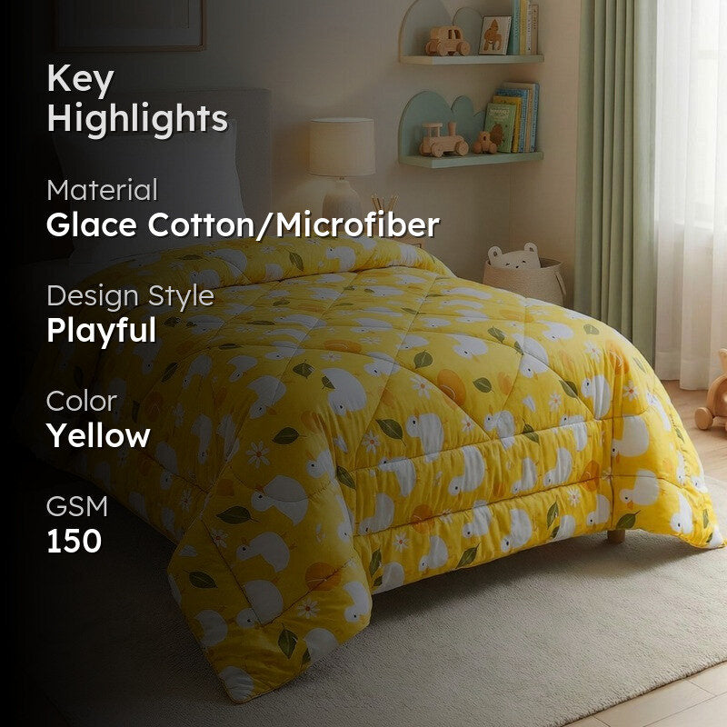 Jolly Duck Microfiber Kids Comforters - 150 GSM media 2