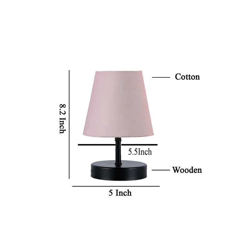 Otravo Fabric Table Lamp - Grey,Black media 5