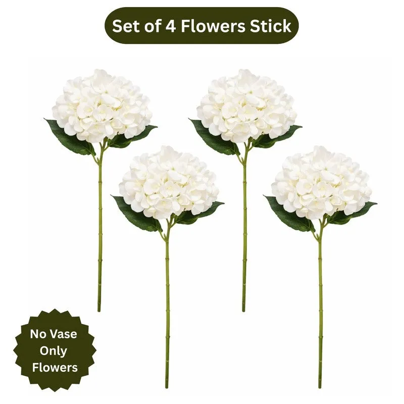 Spring Blossom Artificial Hydrangea Flower - Set Of Four media 6