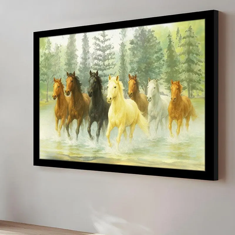 Forest Gallop Wall Art with Frame media 4