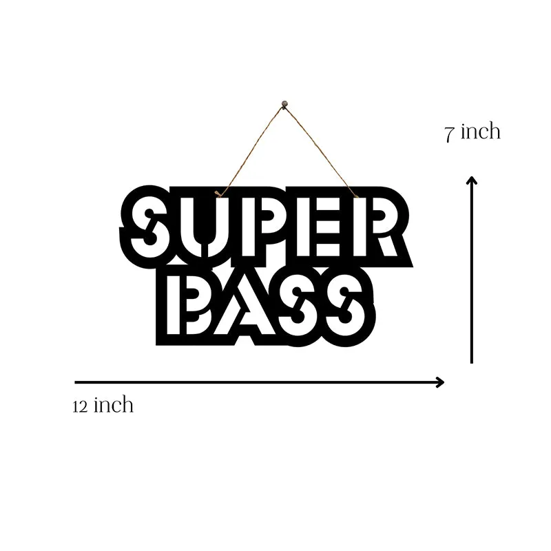 Super Bass Mild Steel Wall Accent media 5