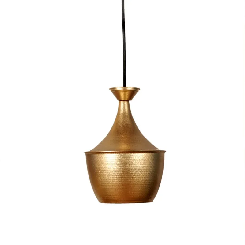 Dholak Shape Iron Ceiling Lamp media 5