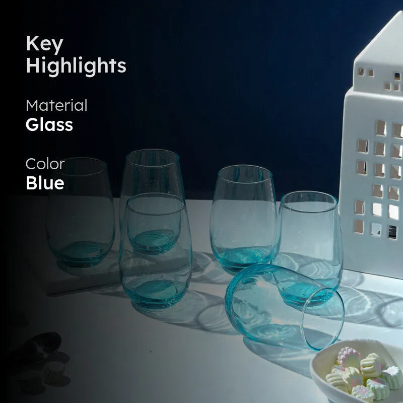 Luminarc Maine Glass (370 mL/Blue) - Set Of Six media 2