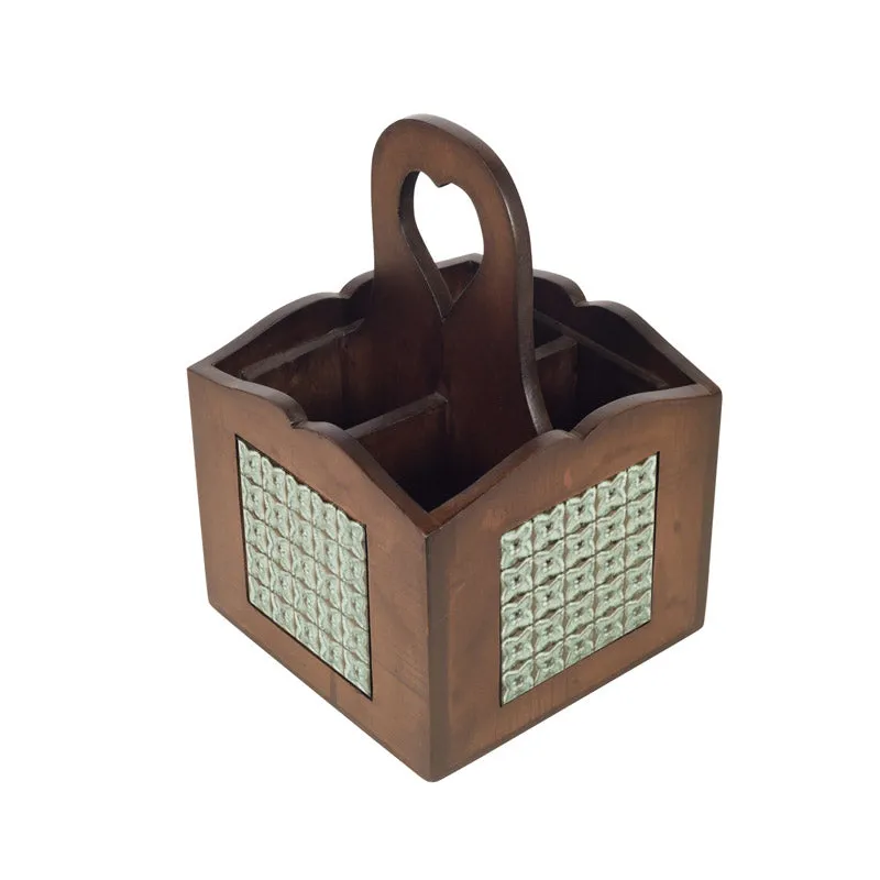 Kapila Handcrafted Cutlery Holder media 3