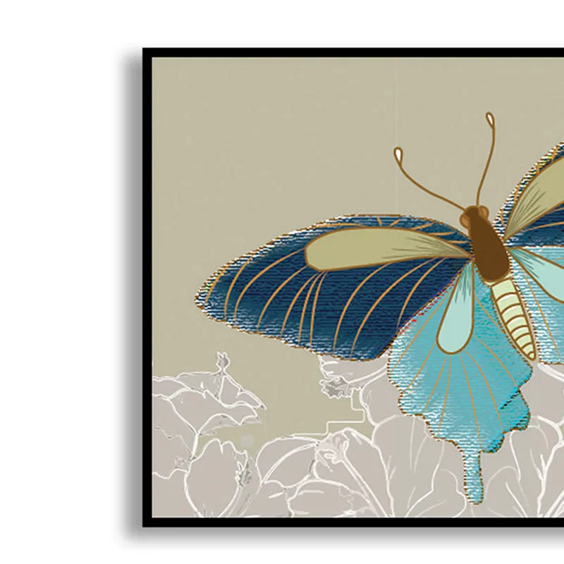 Butterfly's Whimsy Wall Art with Black Frame media 4