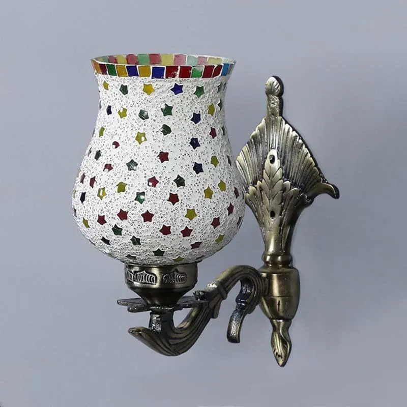 Twinkle Glass & Metal Wall Lamp media 4