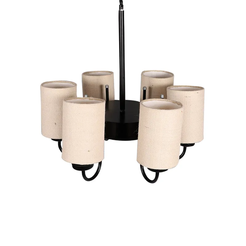 Viya Cylindrical Ceiling Lamp - White media 4