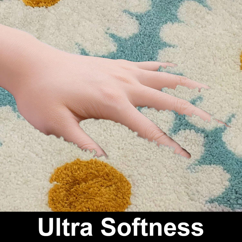 Daisy Soft Microfiber Bath Mat media 4