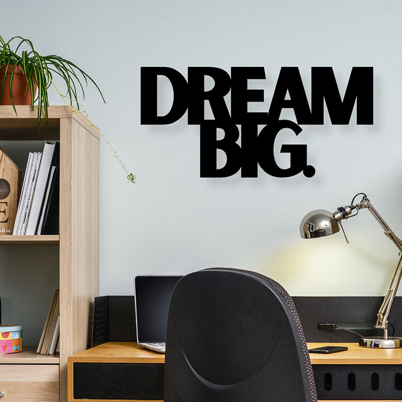 Dream Big Iron Wall Accent