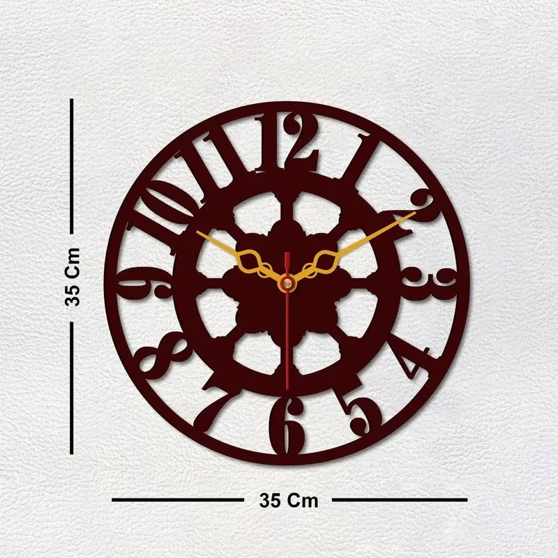 Heritage Dial Wooden Wall Clock media 6
