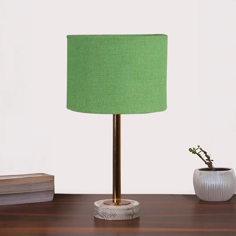 Sienna I Rodin Wooden Table Lamp - Green,Gold,White media 3