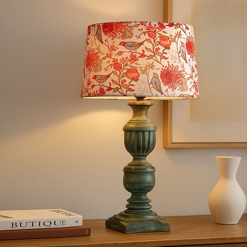 AviaryGlow Wooden Table Lamp