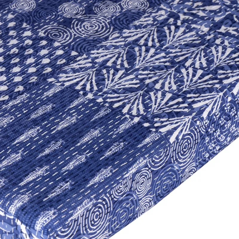 Delvo Sheesham Wooden Bench - Blue media 7