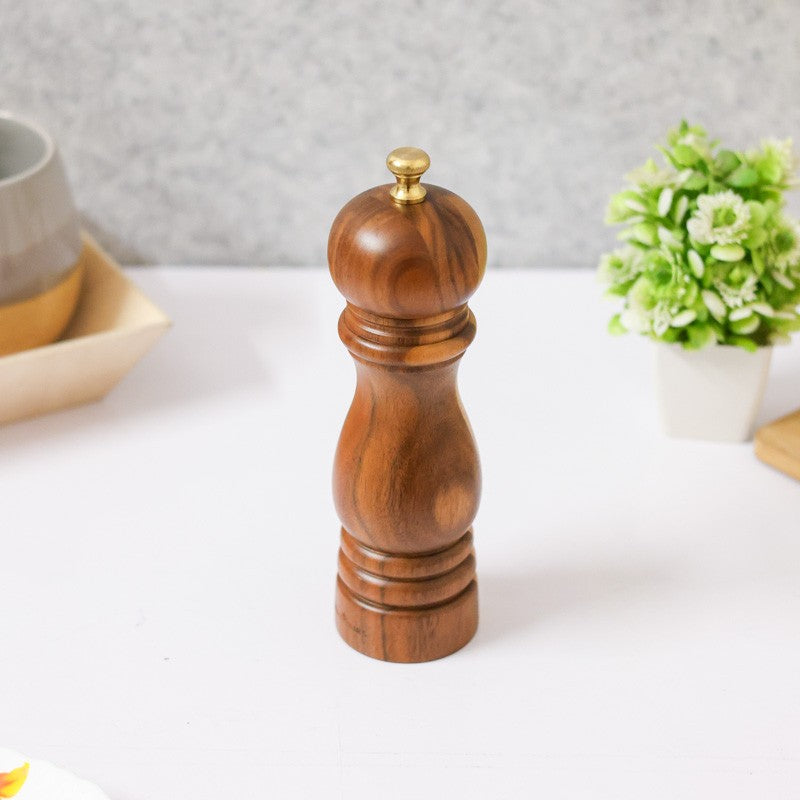 Spicora Acacia Wood Salt & Pepper Bottles media 3