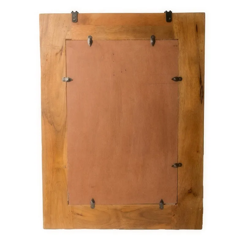 Aryza Premium Mango Wood Wall Mirror media 7