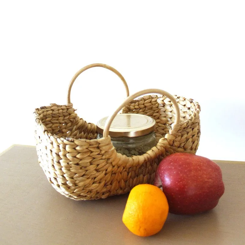 LuxeHarvest Natural Fiber Fruit Basket media 3