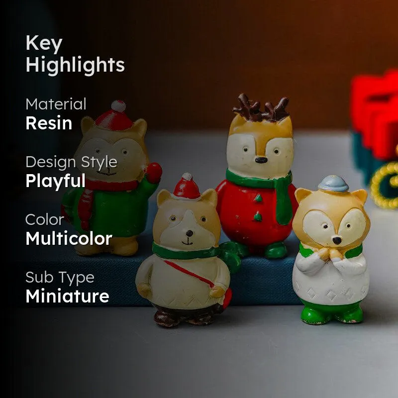 North Pole Pals Resin Figurine - Set Of Four media 2